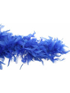 Blue Turkey Feather Boa by Masquerade