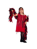 Child Red Sequin Flapper Dress Costume by Masquerade