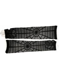 Spider Web Arm Warmers by Masquerade