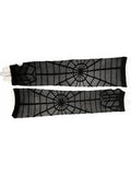 Spider Web Arm Warmers by Masquerade
