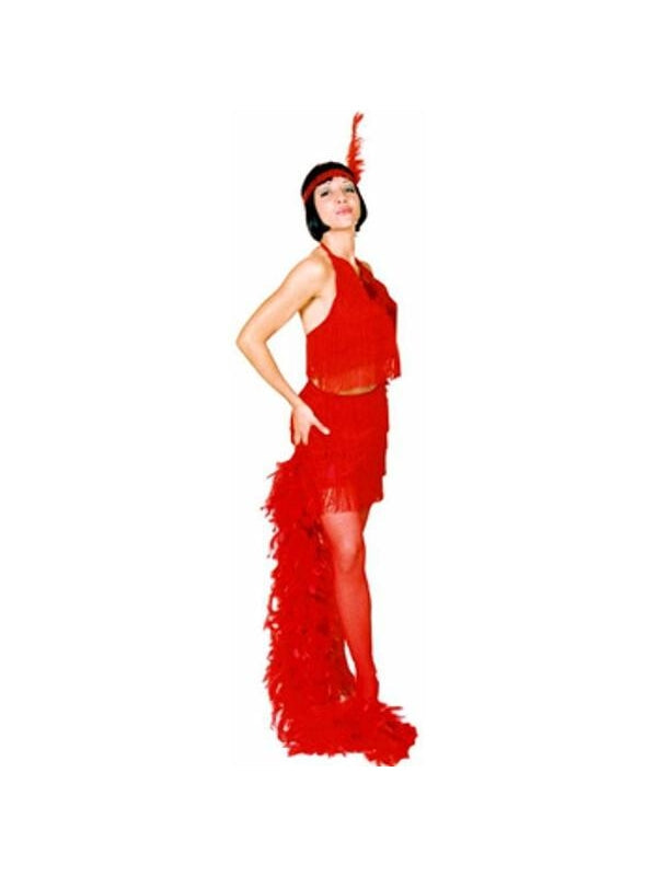 Adult Red Sexy Flapper Costume by Masquerade