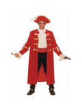 Adult Red Pirate Captain Costume by Masquerade