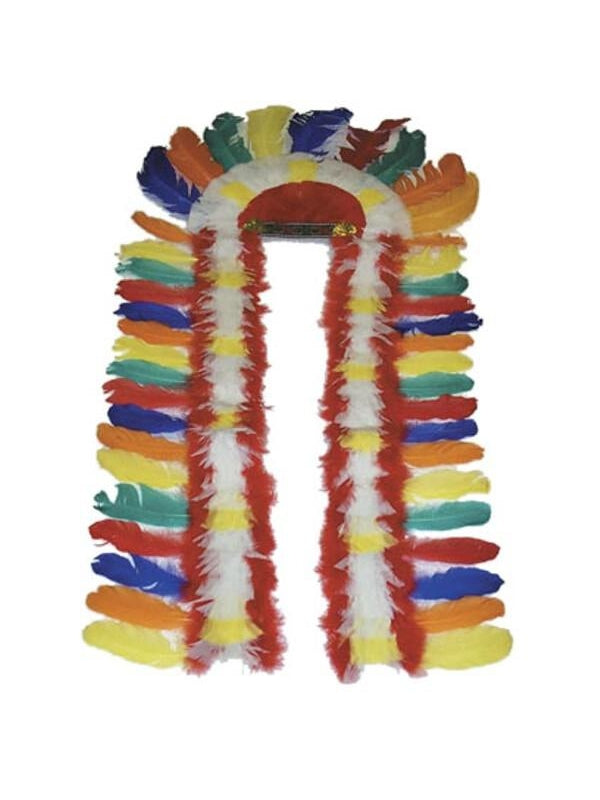 Indian Big Chief Feather Headdress by Masquerade