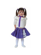 Toddler Purple Poodle Skirt Costume by Masquerade