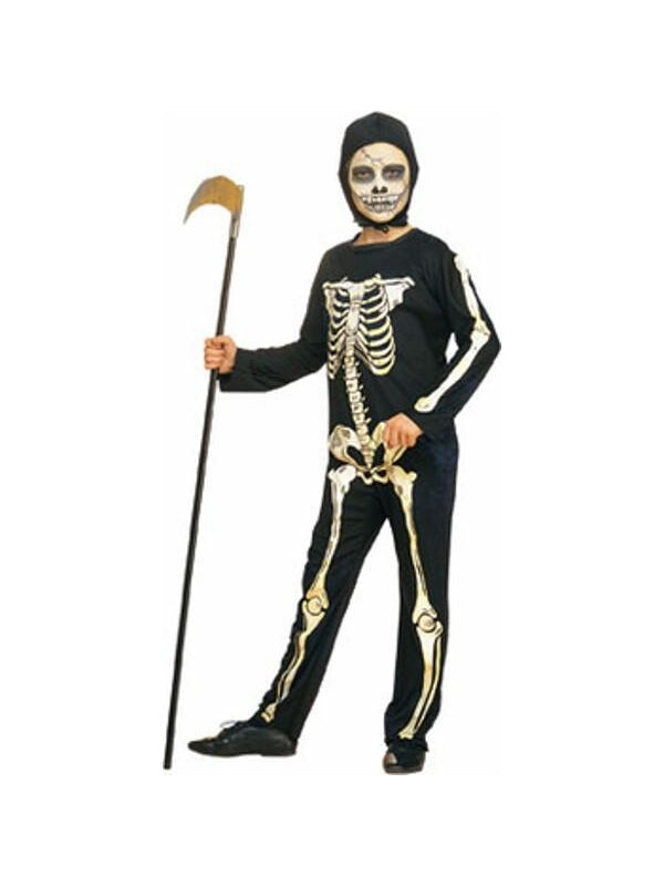 Child's Skeleton Costume w/ Hood by Masquerade