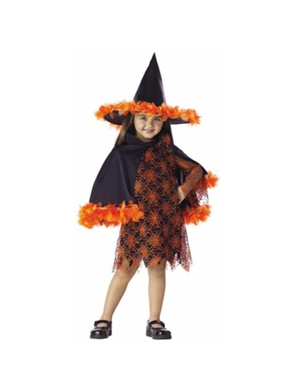 Toddler Orange Witch Costume by Masquerade