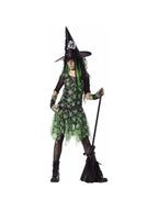 Women's Punk Rock Witch Halloween Costume (Junior Sizes) by Masquerade