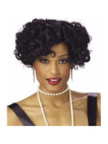 Women's Black Jazzy Wig by Masquerade