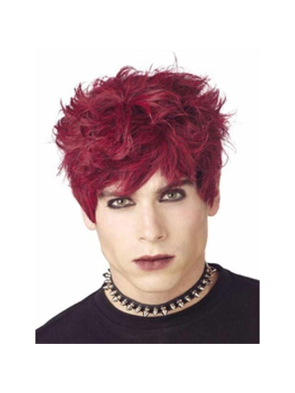 Black & Red Mod Monster Wig by Masquerade