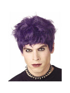 Black & Purple Mod Monster Wig by Masquerade