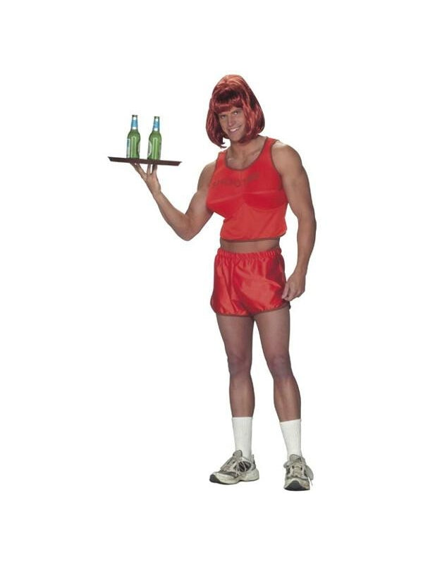 Adult Hooters Guy Waitress Costume by Masquerade