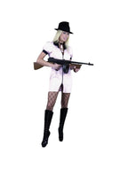 Adult Pink Sexy Gangster Girl Costume by Masquerade