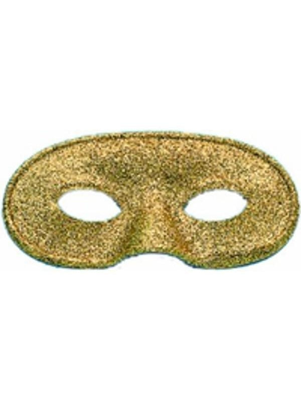 Adult Gold Glitter Eye Mask by Masquerade