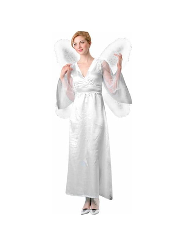 Adult White Marabou Butterfly Wings by Masquerade
