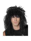 Black 80's Hair Band Wig by Masquerade