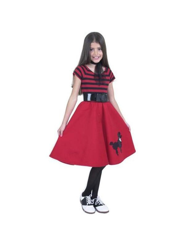 Child's Red Poodle Dress Costume by Masquerade