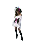 Adult Natural Lacey Pirate Lady Costume by Masquerade