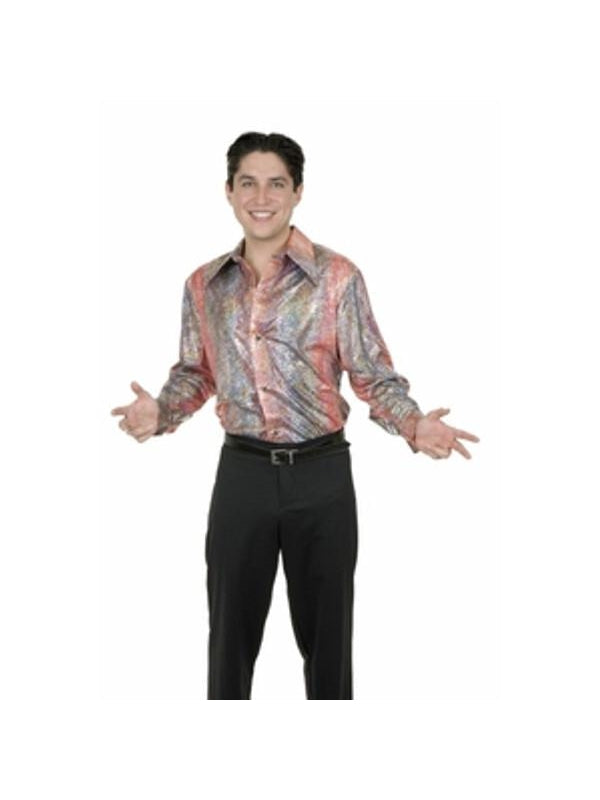 Adult Psychedelic Disco Shirt by Masquerade