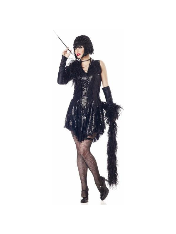 Adult Sequined Flapper Costume by Masquerade