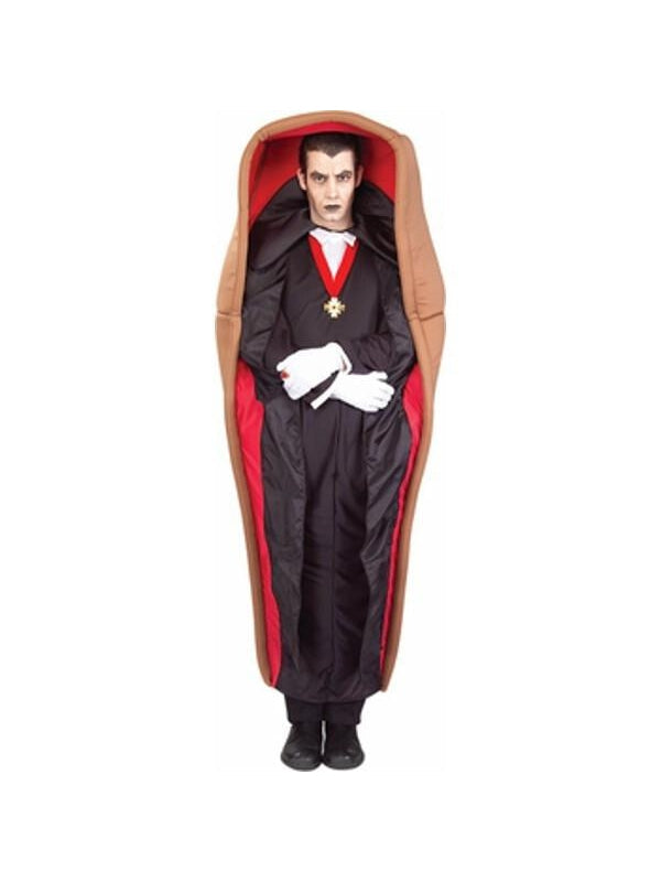 Adult Dracula In Coffin Costume by Masquerade