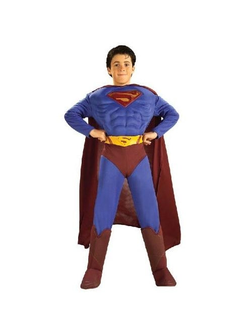 Child's Deluxe Muscle Chest Superman Costume by Masquerade