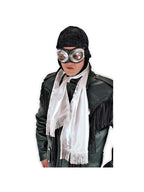 Black Aviator Hat by Masquerade