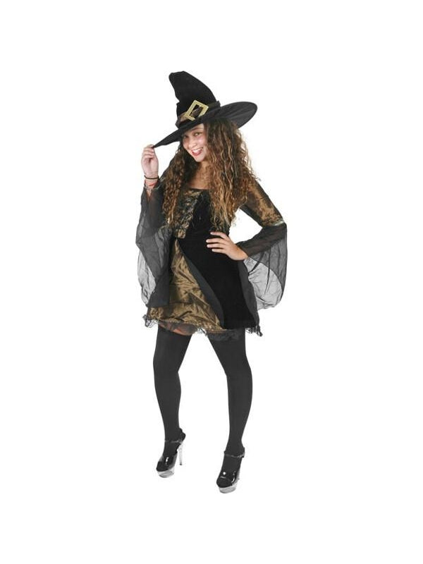 Women's Enchanting Witch Halloween Costume (Junior Sizes) by Masquerade