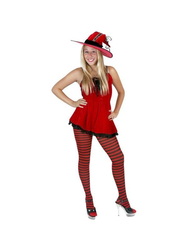 Women's Sexy Red Witch Halloween Costume (Junior Sizes) by Masquerade