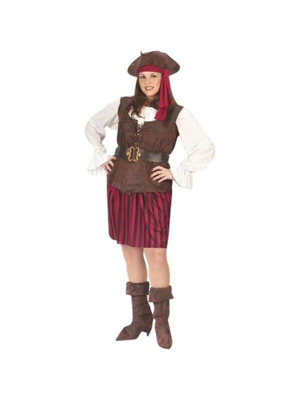 Adult Plus Size High Seas Pirate Lady Costume by Masquerade