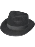 Fedora Gangster Costume Hat by Masquerade