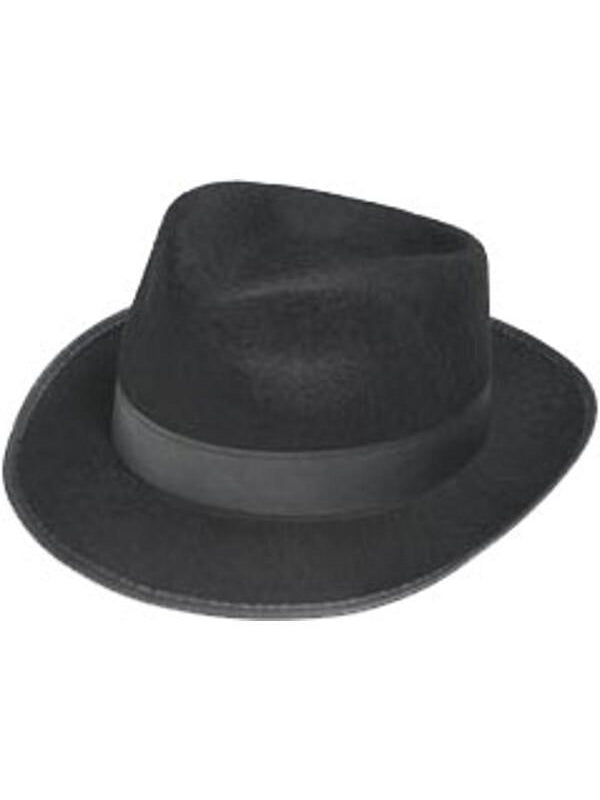 Fedora Gangster Costume Hat by Masquerade