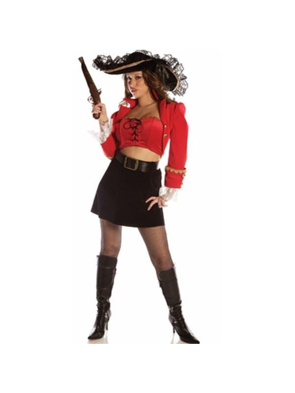 Women's Sexy Captain Ruby Costume by Masquerade
