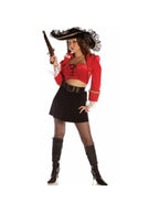 Women's Sexy Captain Ruby Costume by Masquerade