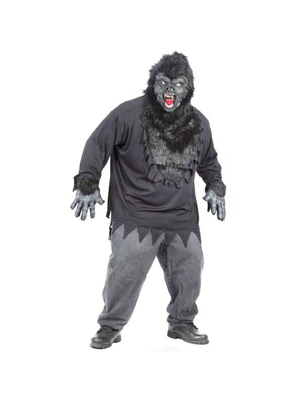 Adult Plus Size Easy Gorilla Costume by Masquerade