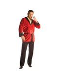 Men's Retro Lounge King Smoking Jacket Costume by Masquerade
