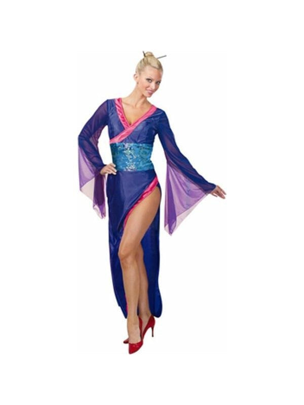 Adult Womens Blue Sexy Geisha by Masquerade