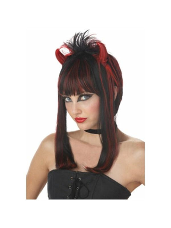 Women's Devil Horn Wig by Masquerade