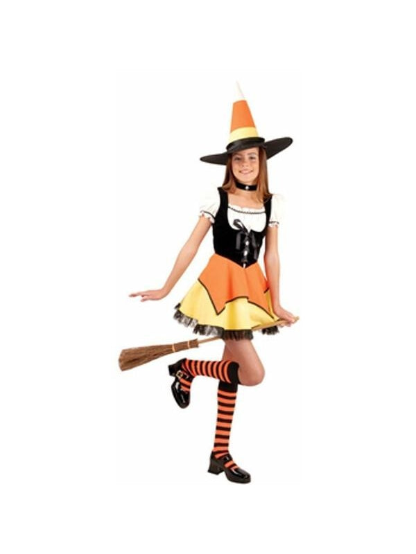 Child Candy Corn Witch Costume by Masquerade