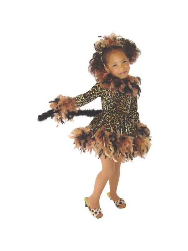 Child Leopard Cat Dress Costume by Masquerade