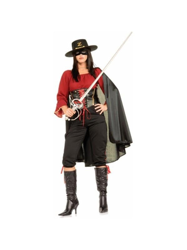 Adult Deluxe Women's Zorro Costume by Masquerade
