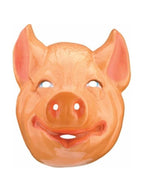 Plastic Child's Pig Mask by Masquerade