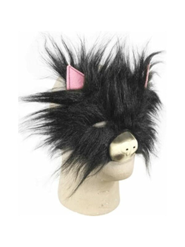 Plush Cat Costume Face Mask by Masquerade