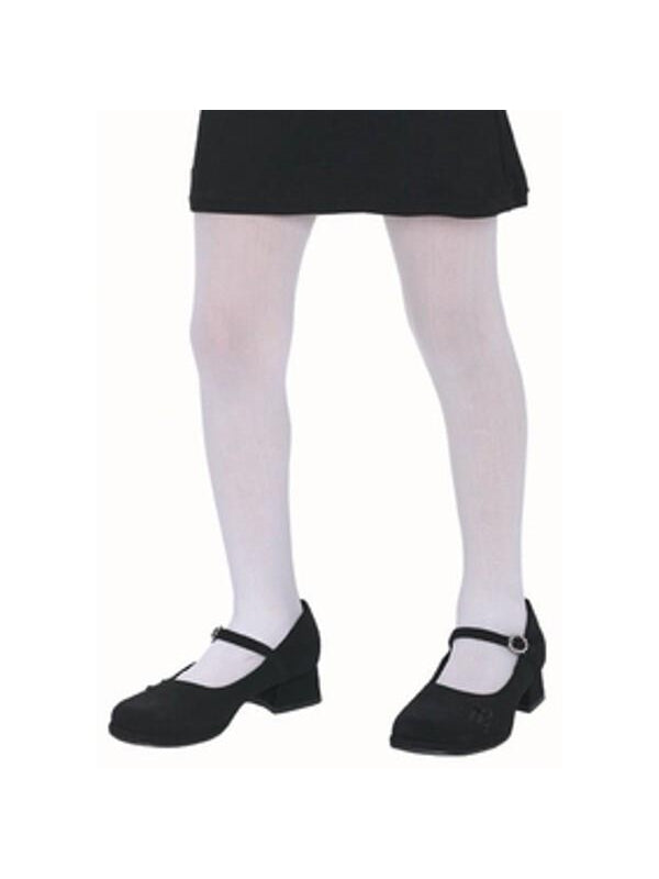 Child's Solid White Tights by Masquerade