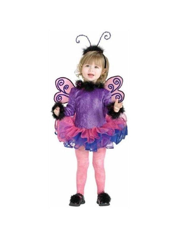 Childs Purple Butterfly Costume by Masquerade