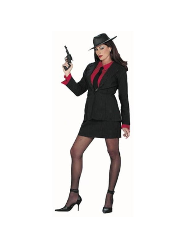 Adult Women's Gangster Suit Costume by Masquerade