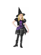 Childs Purple Punk Witch Costume by Masquerade