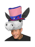 Funny, Democratic Donkey Hat, Halloween by Masquerade