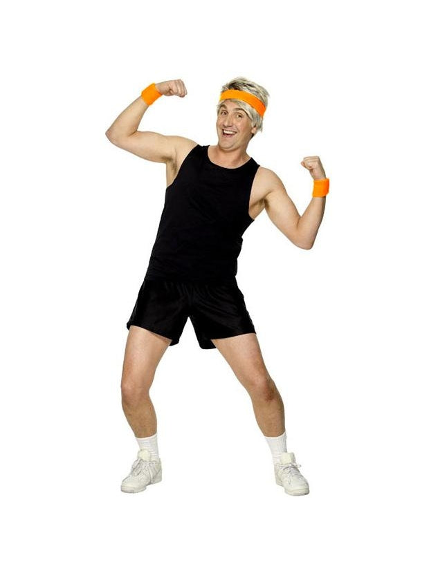 Orange Sweatbands Costume Accessory by Masquerade