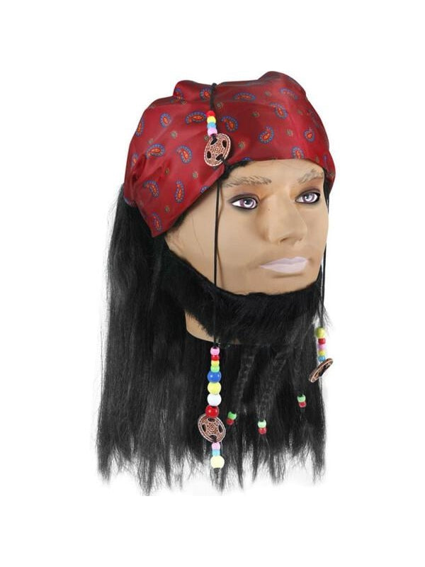 Deluxe Jack Sparrow Costume Wig by Masquerade