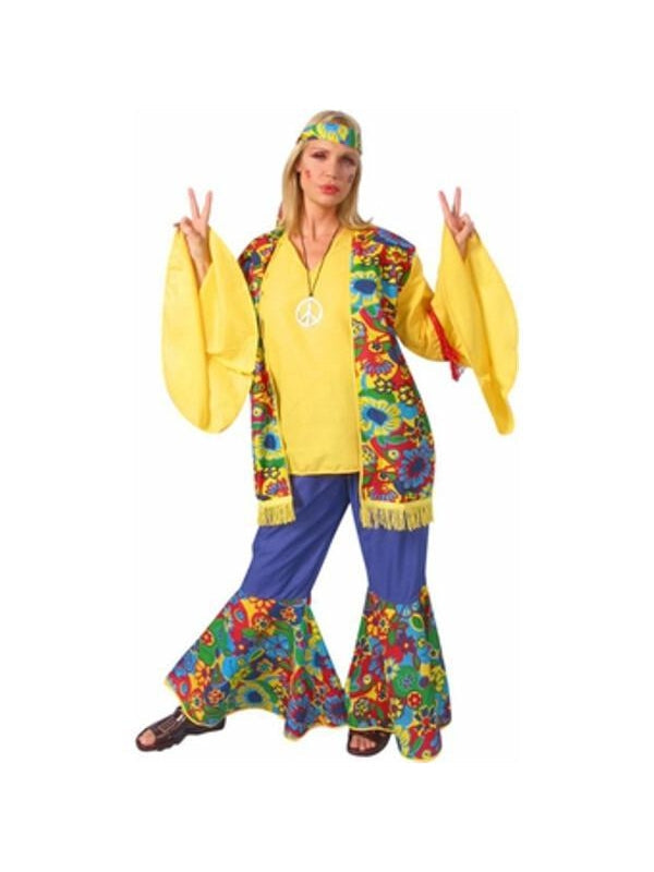 Adult Hippie Flower Child's Costume by Masquerade